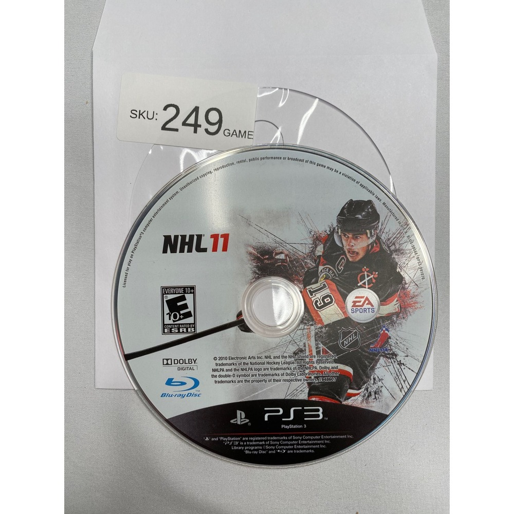 EA Sports NHL 11 Sony PlayStation 3